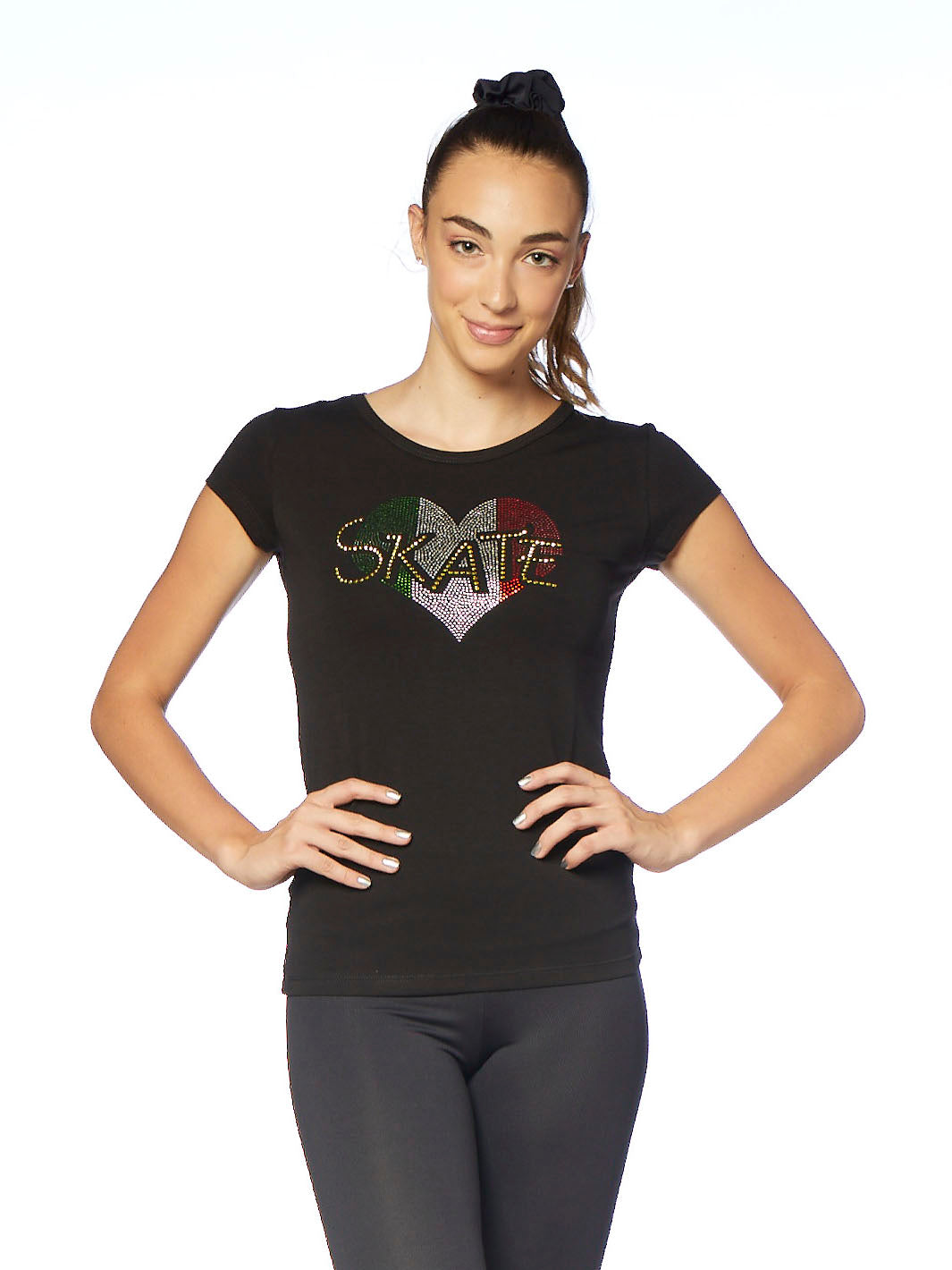 T-shirt pattinaggio SKATE CUORE